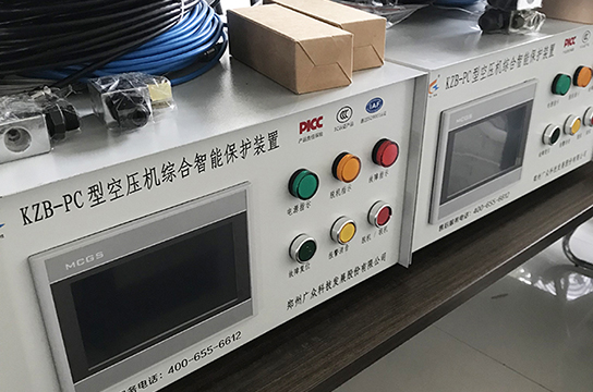定制款KZB-PC型空壓機(jī)綜合智能保護(hù)裝置：一控二儲氣罐超溫超壓保護(hù)